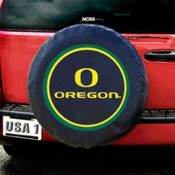 Oregon Ducks NCAA Spare Tire Cover (Black)