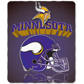 Minnesota Vikings Light Weight Fleece NFL Blanket
