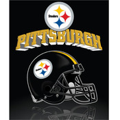 Pittsburgh Steelers Light Weight Fleece NFL Blanke
