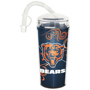 Chicago Bears NFL Double Wall Dombed Tumbler (16oz)