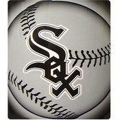 Chicago White Sox Light Weight Fleece MLB Blanket (Flashball Series) (50x60")"