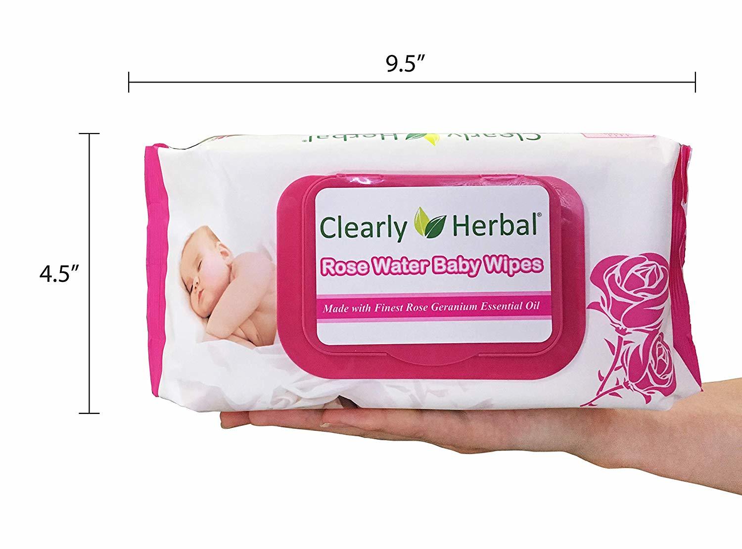 Wholesale Rose Water Wipes 48 Packs/Case