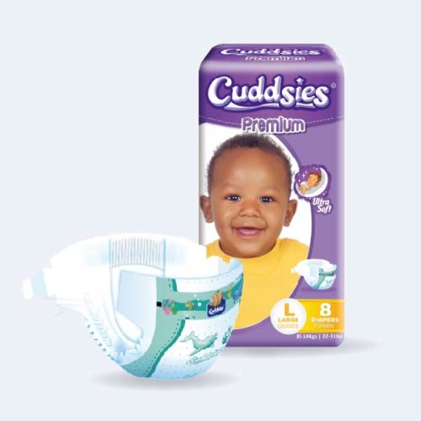 Wholesale Cuddsies Premium Ultra Soft Diaper Large (SKU 2329243