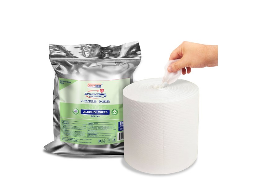 Wholesale Germisept 75 Alcohol Wipes, 800Count Bucket DollarDays