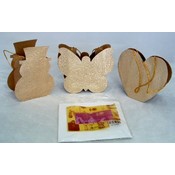 Set 3 Gold Foil Gift Bags