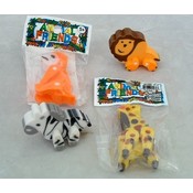 Jointed Jungle Erasers-Assorted
