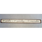 Faith, Family, Friends Wall Plaque