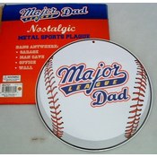 "Major League Dad" Metal Sports Plaque