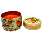 Peach Scented Candle Tin