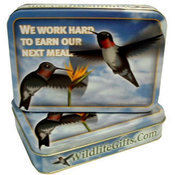 Hummingbird Rectangle Tin