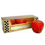 Set 3 Apple Shaped Floating Candles