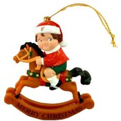 Campbell's Soup Rocking Horse Ornament