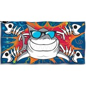 Shark Design Beach Towel