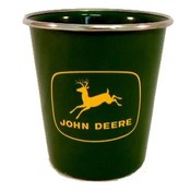 John Deere Green Enamelware Cup