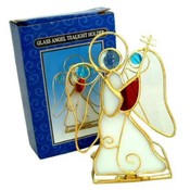 Glass Angel Tea Light
