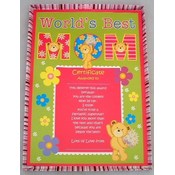 World's Best Mom Certificate