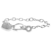 Heart and Key Bracelet