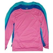 AVIA Long Sleeve Crew Neck Performance Tee Shirt(Pack of 36)