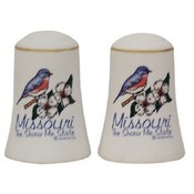 Missouri Salt and Pepper set Set Bisque