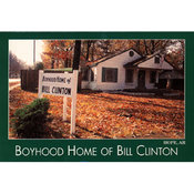 Arkansas Postcard 12170 Boyhood Home Bill Clinton Wholesale Bulk