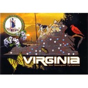 Virginia Postcard- State Map