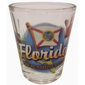 Florida Shot Glass 2.25H X 2" W Elements