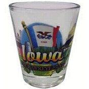 Iowa Shot Glass 2.25H X 2" W Elements