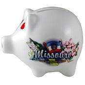 Missouri Piggy Bank 3" H X 4" W Elements