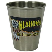 Oklahoma Shot Glass 2.25H X 2" W (Ss) Sooner State