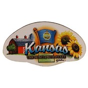 Kansas Magnet Wood Elements
