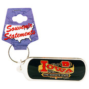 Iowa Keychain Lucite Banner