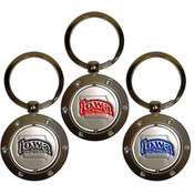 Iowa Keychain Spinner Rhinestones