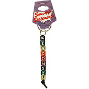 Wisconsin Keychain Lucite Banner