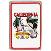 California Playing Cards- State Map