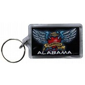 Alabama Lucite Keychain Ed "Hardly"