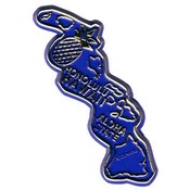 Hawaii Magnet 2D 50 State Navy