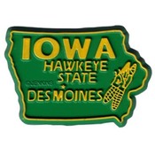 Iowa Magnet 2D 50 State