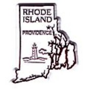 Rhode Island Magnet 2D 50 State Red Wholesale Bulk