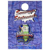 Illinois Lapel Pin Elements