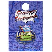 Wyoming Magnet 2D 50 State Olive