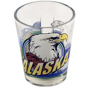 Alaska Shot Glass 2.25H X 2" W 3 View