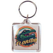 Florida Keychain Lucite 3 View