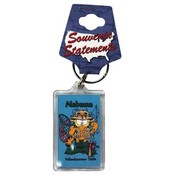 Alabama Lucite Keychain- Garfield Fishing