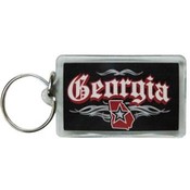 Georgia Lucite Keychain- Rock 'n Roll