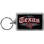 Texas Lucite Keychain- Rock 'n Roll