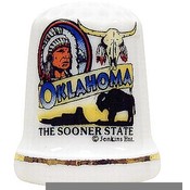 Oklahoma Thimble Indian Banner