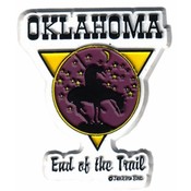 Oklahoma Magnet 2D End Of Trail