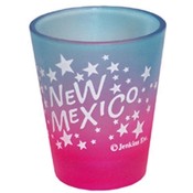 New Mexico Shot Glass 2.25H X 2" W Multi Clr Stars