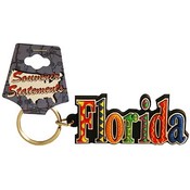 Florida Keychain Pvc Festive