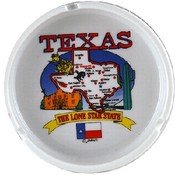 Texas Ashtray State Map
